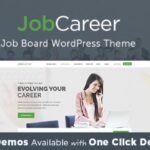 JobCareer Job Board Responsive WordPress Theme