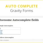 Gravity Forms Auto Complete (+address field)