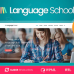 Language School - Courses & Learning Management System Education WordPress Theme