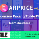 ARPrice - WordPress Pricing Table Plugin