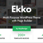 Ekko – Multi-Purpose WordPress Theme with Page Builder