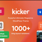 Kicker - Multipurpose Blog Magazine WordPress Theme