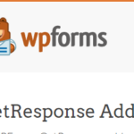 WPForms GetResponse addon
