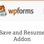 WPForms Save and Resume