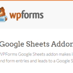 WPForms Google Sheets Addon