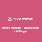 Wp Job Manager Embeddable Job Widget