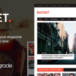BUCKET A Digital Magazine Style WordPress Theme
